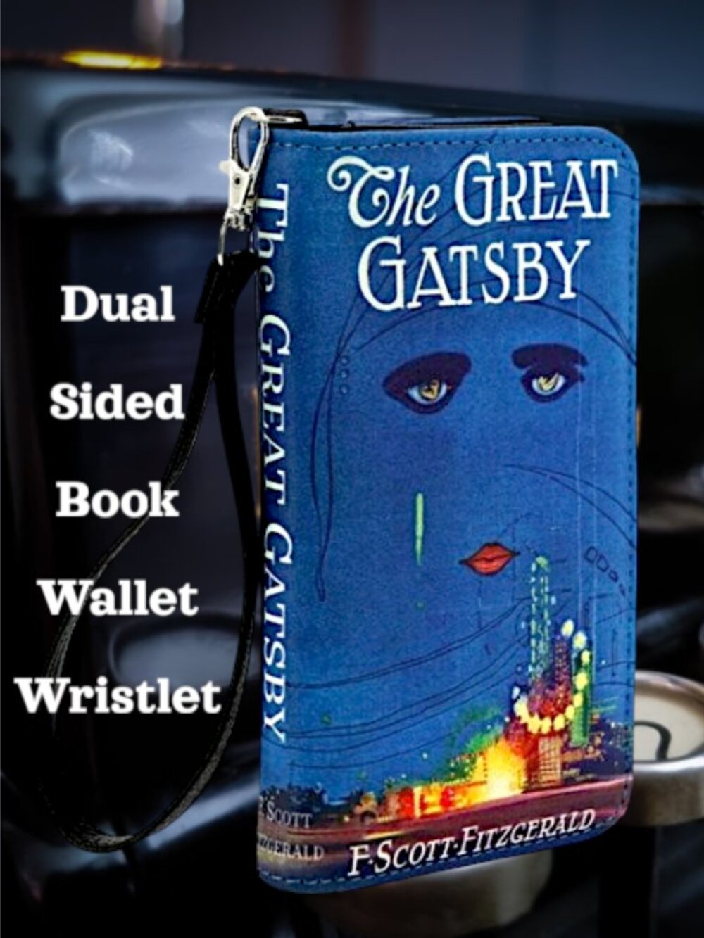 🆕️The Great Gatsby Book Wallet in Blue